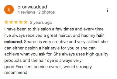 Client review of C L Salon Birmingham Chinatown 5